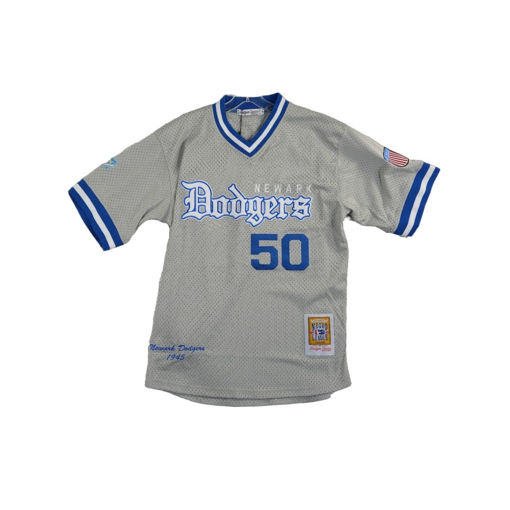 Headgear‎ Classics Newark Dodgers 50 Jersey Mens Size Medium Grey Negro League